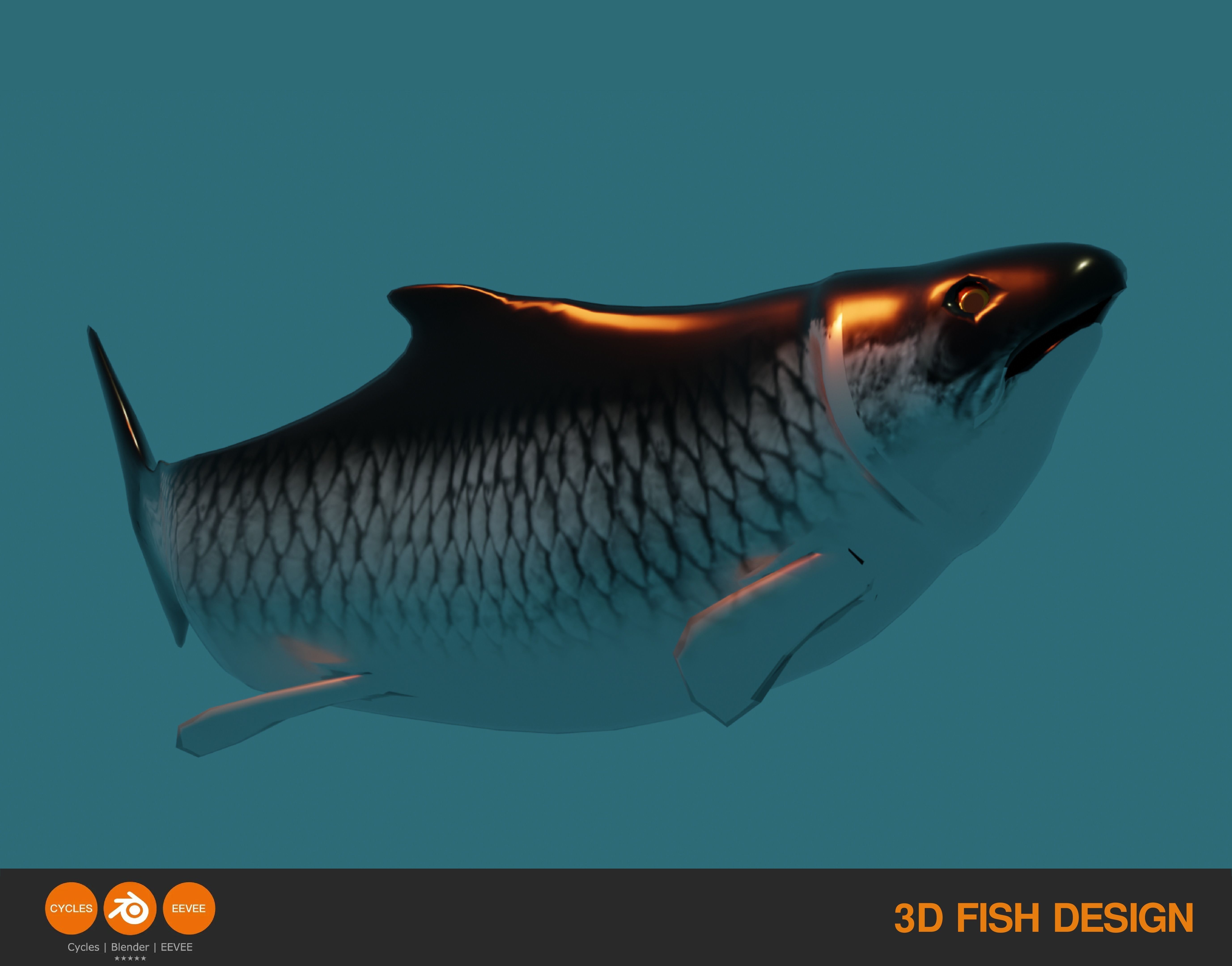 FISH ASSET Low-poly 3D model_2