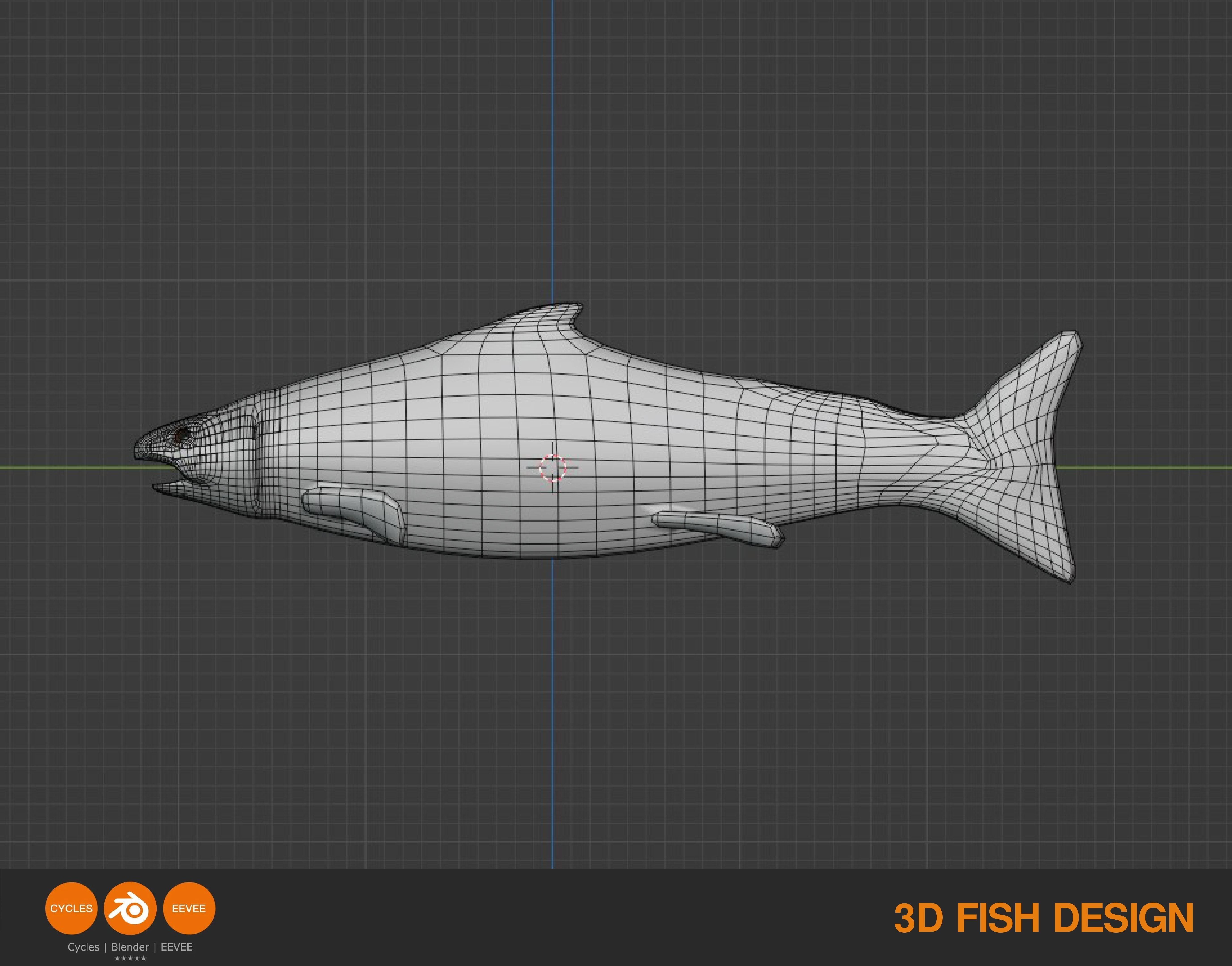 FISH ASSET Low-poly 3D model_6