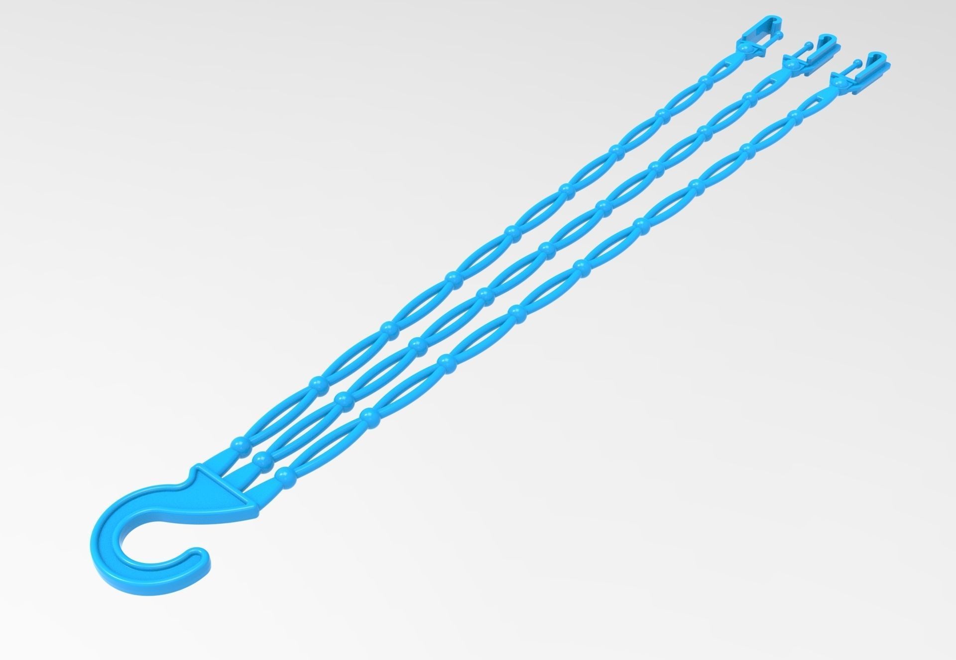Plastic Hanger for Planters  3D print model_9