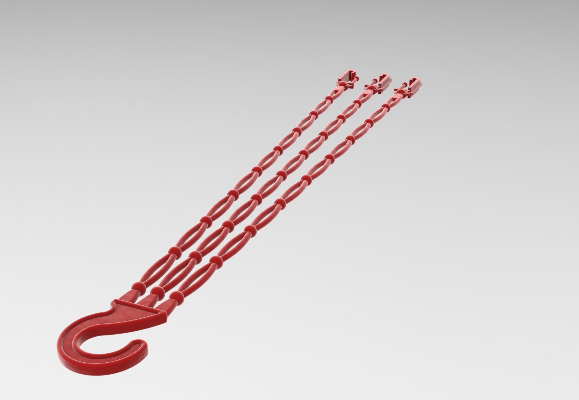 Plastic Hanger for Planters  3D print model_8
