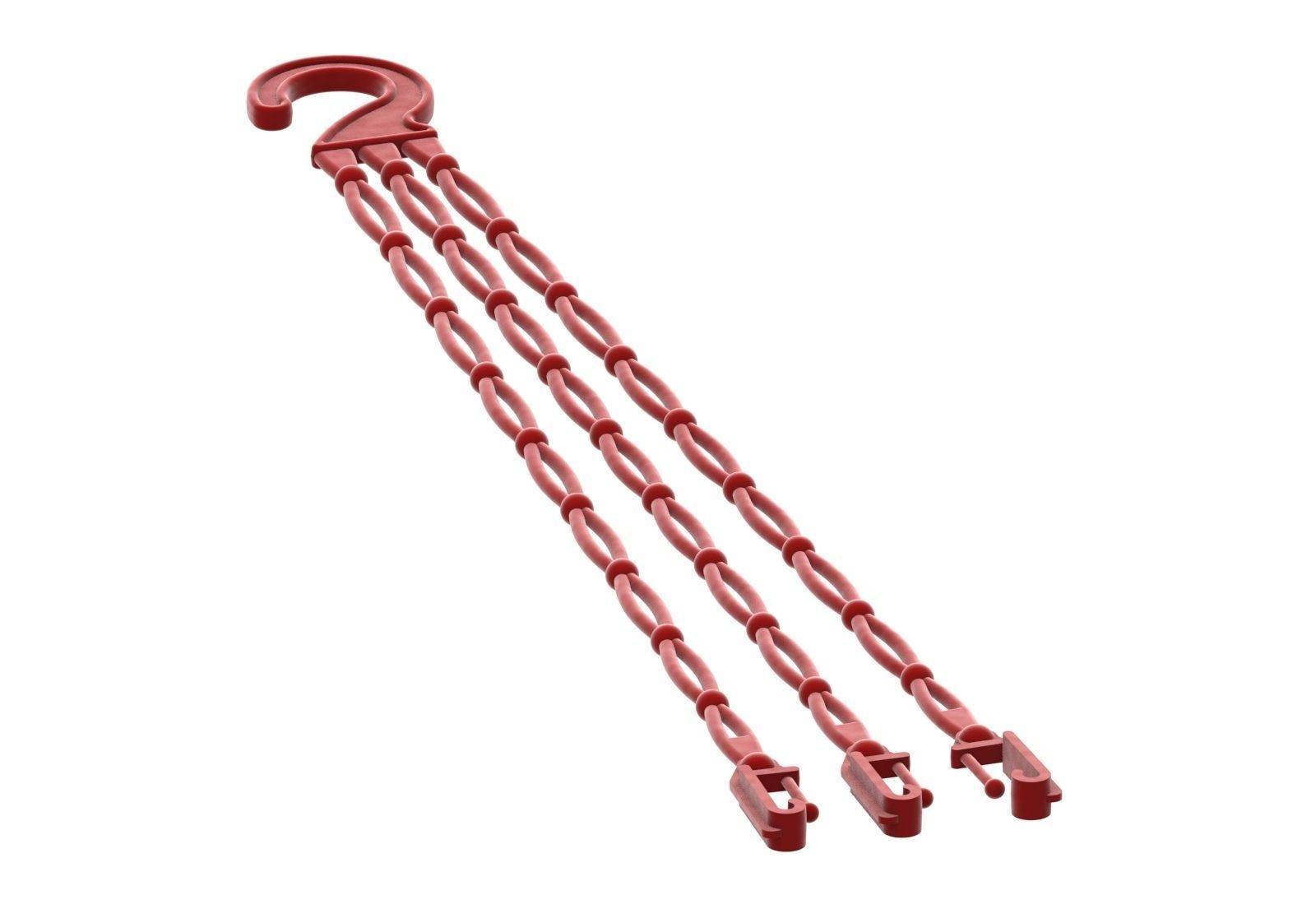 Plastic Hanger for Planters  3D print model_4