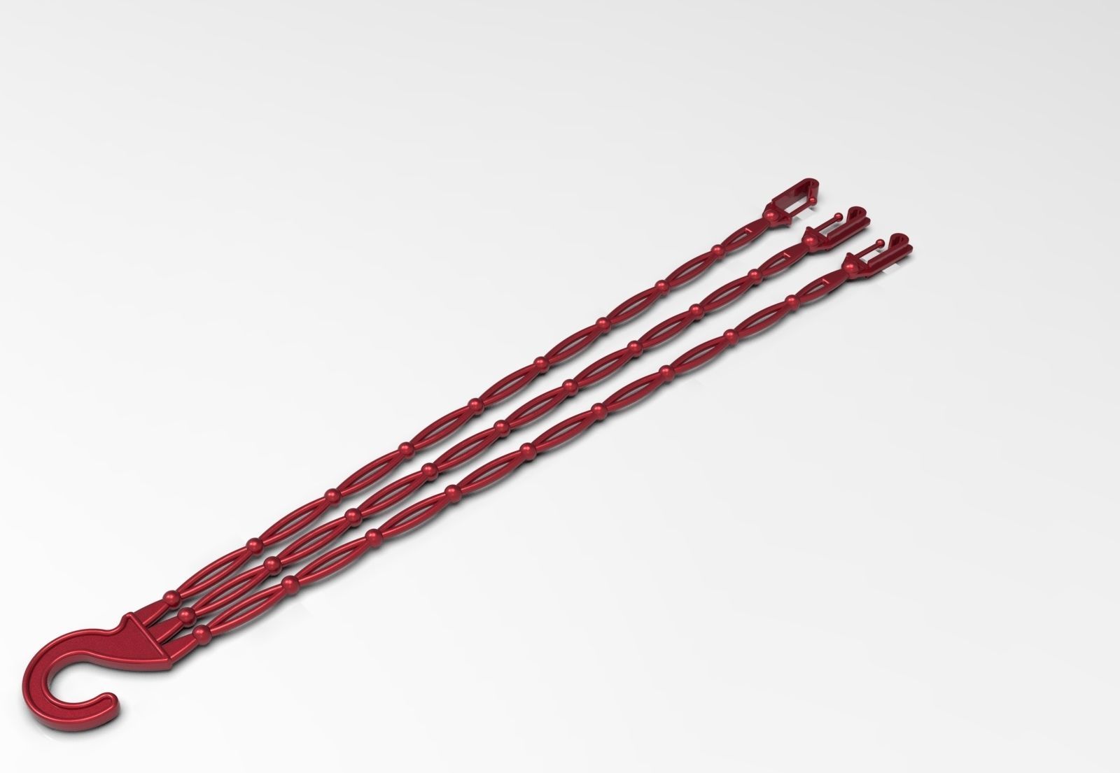 Plastic Hanger for Planters  3D print model_1