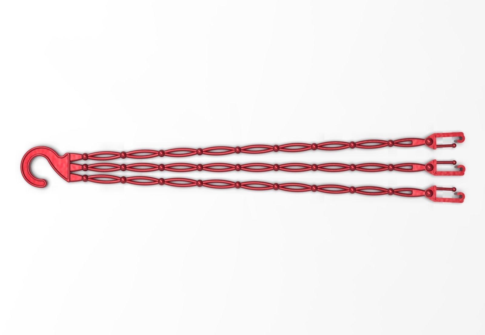 Plastic Hanger for Planters  3D print model_2