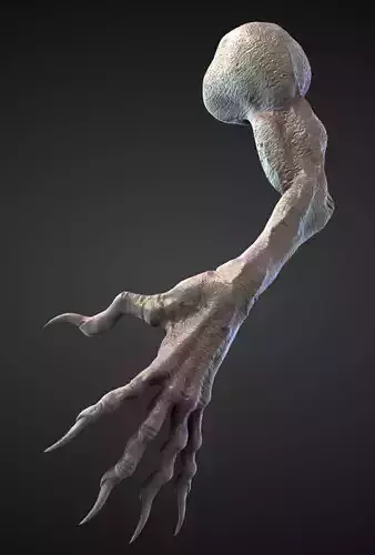 ARM43 high poly sculpt 3D model