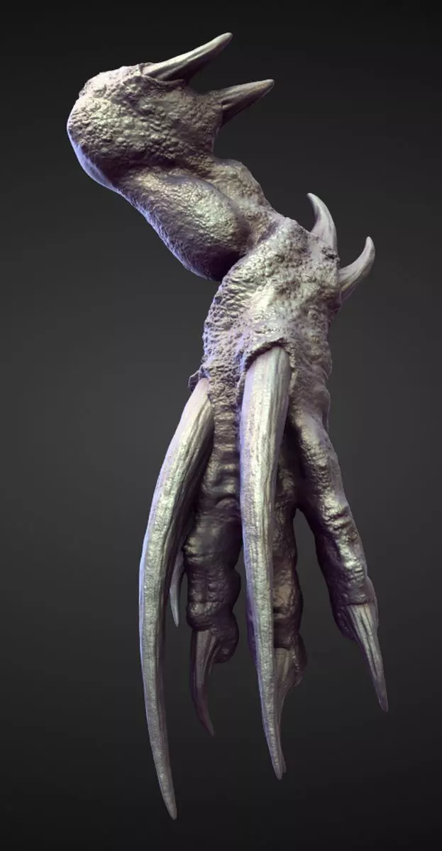 ARM45 high poly sculpt 3D model_0