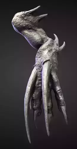 ARM45 high poly sculpt 3D model