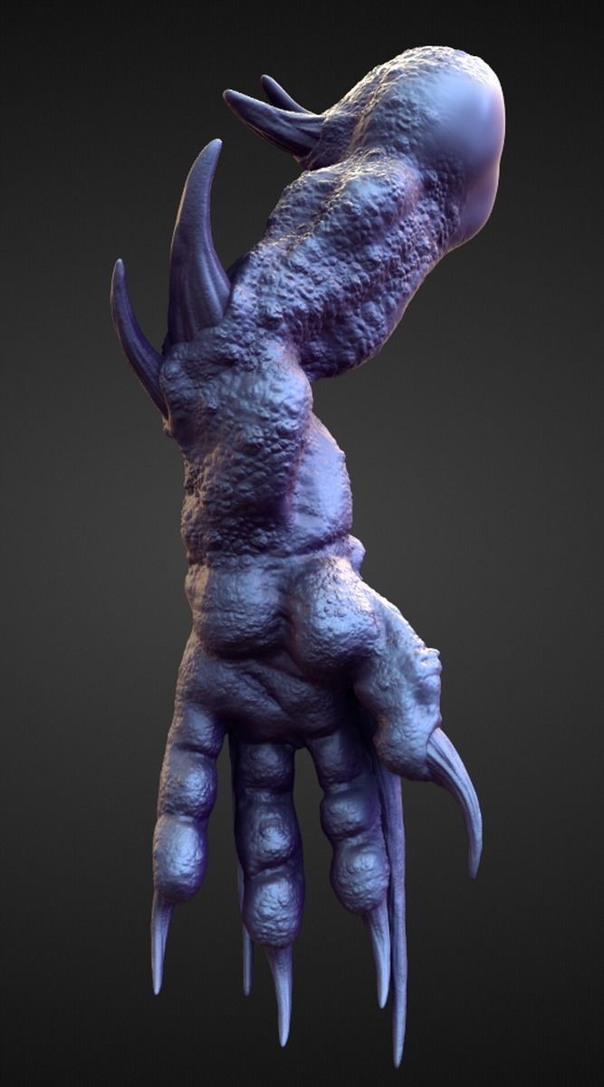 ARM45 high poly sculpt 3D model_1