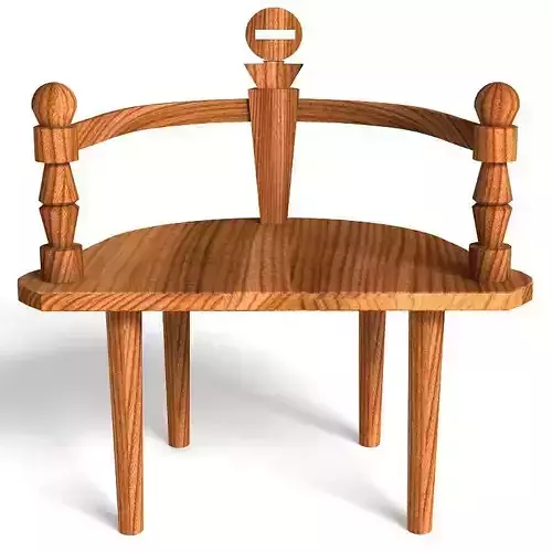 Wooden chair bench