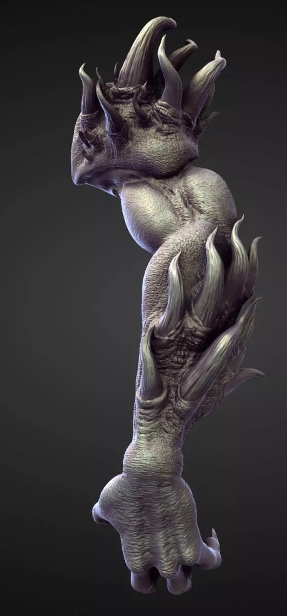 ARM6 high poly sculpt 3D model_0