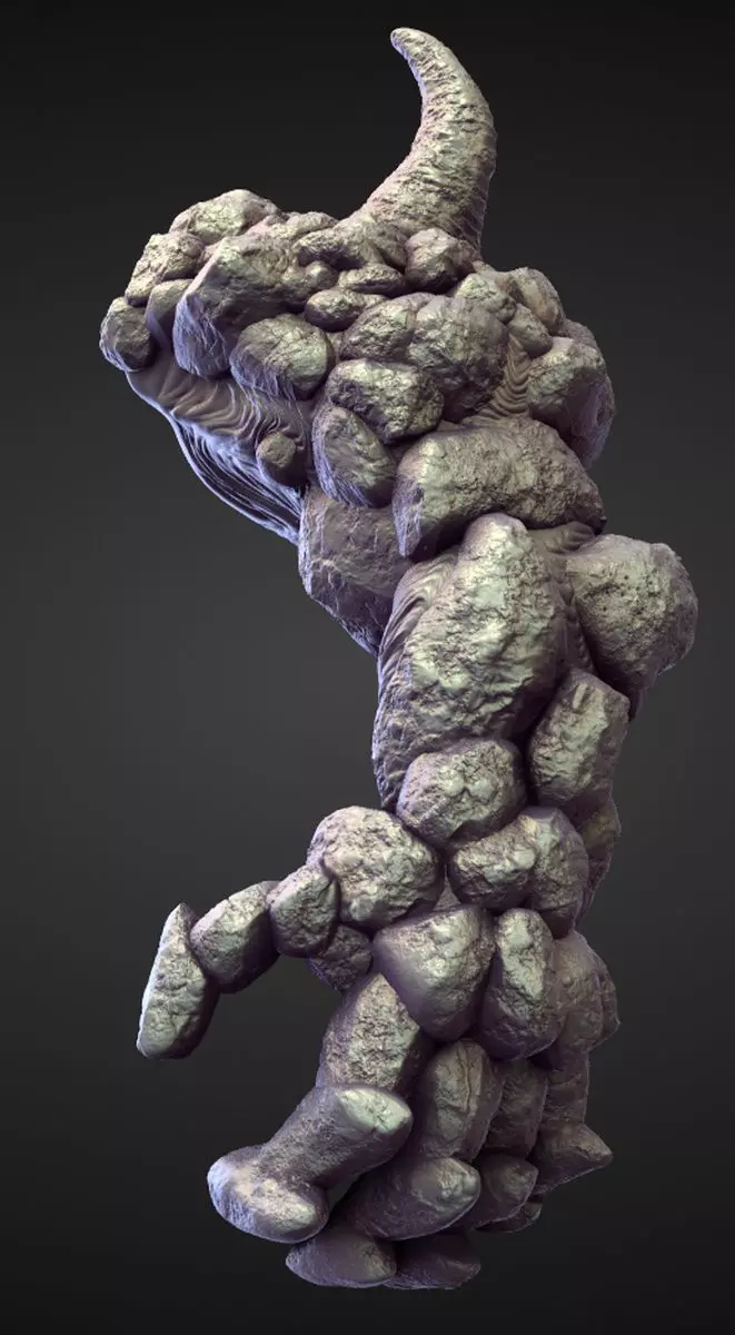 ARM8 high poly sculpt 3D model_0