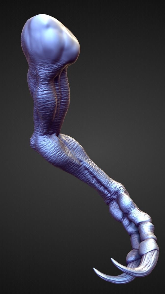 ARM9 high poly sculpt 3D model_1