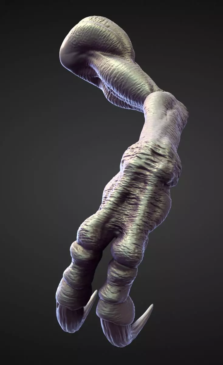 ARM9 high poly sculpt 3D model_0