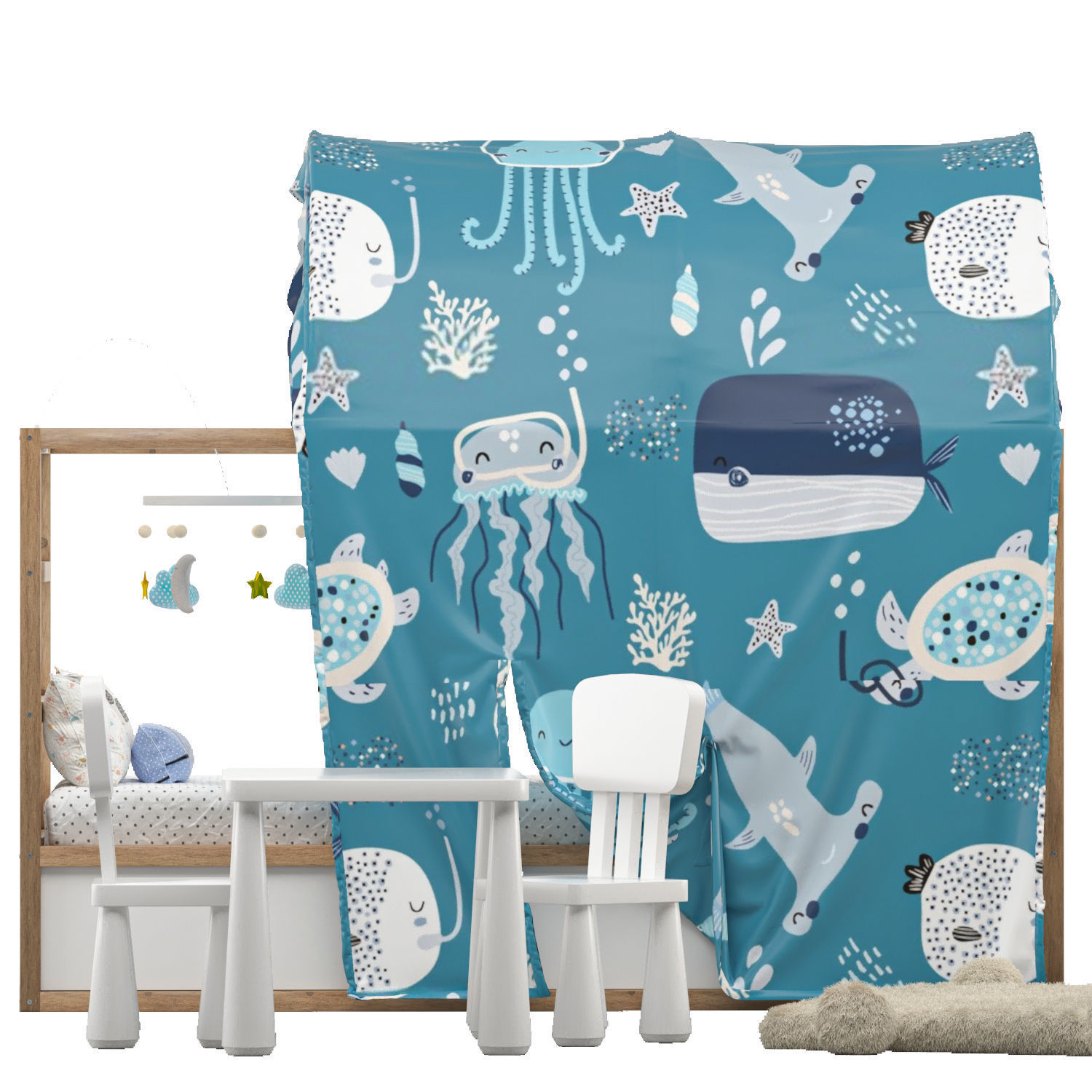 IKEA KURA Tent Bed 3D model_7