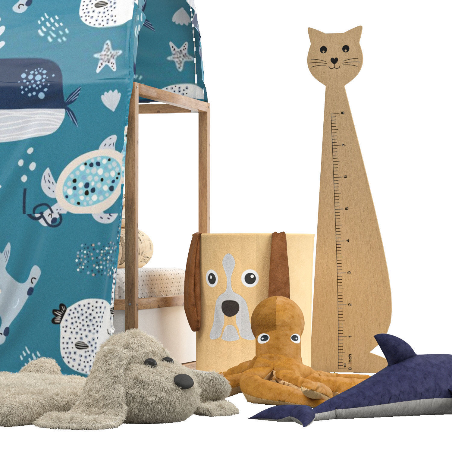 IKEA KURA Tent Bed 3D model_10