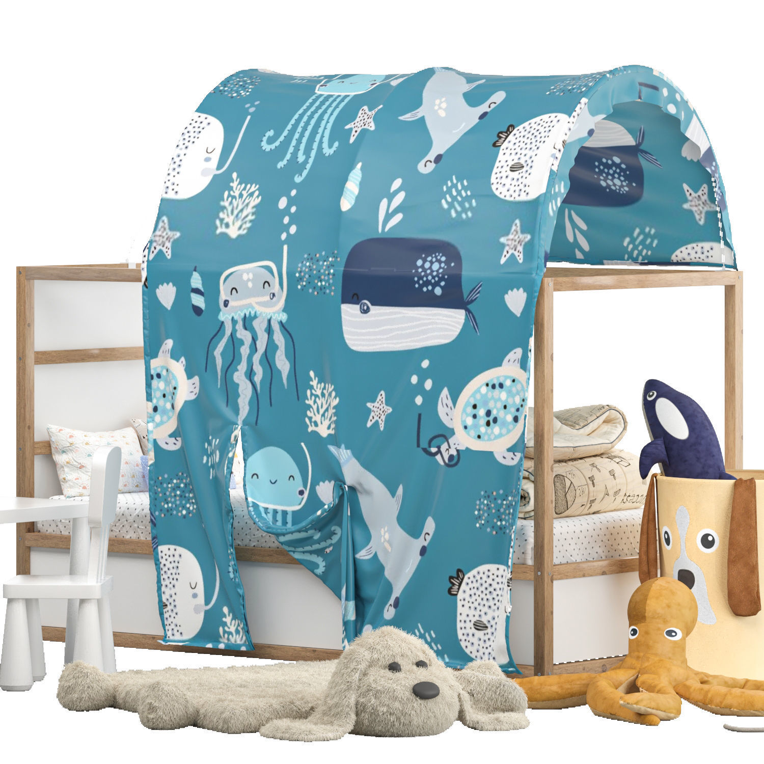 IKEA KURA Tent Bed 3D model_2