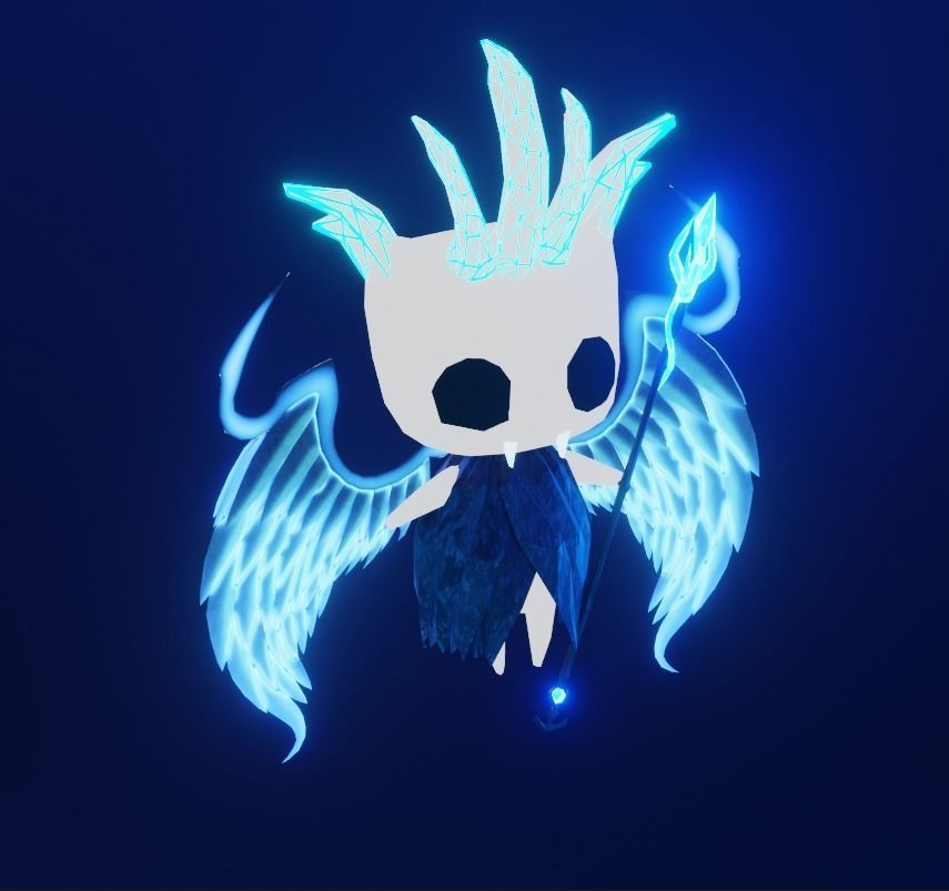 low poly Gameasset9 iceberg with glow in middle Low-poly 3D model_4