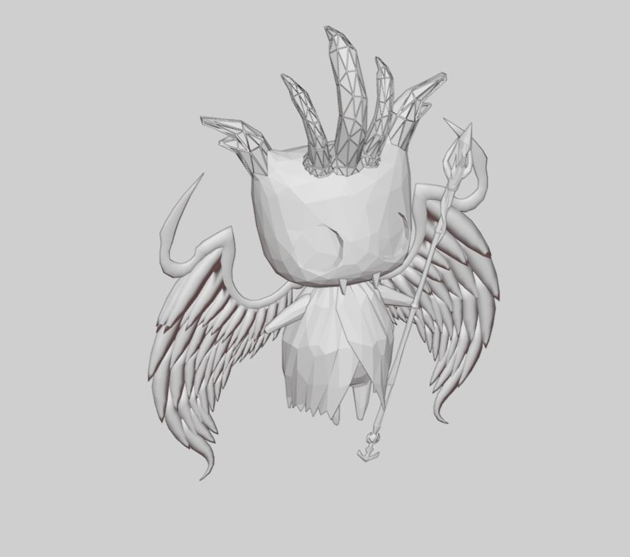 low poly Gameasset9 iceberg with glow in middle Low-poly 3D model_5