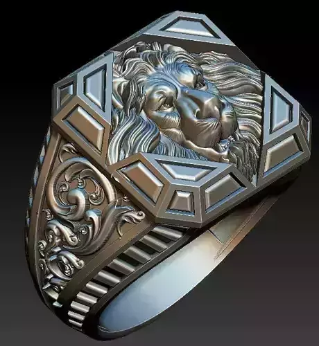 lion ring