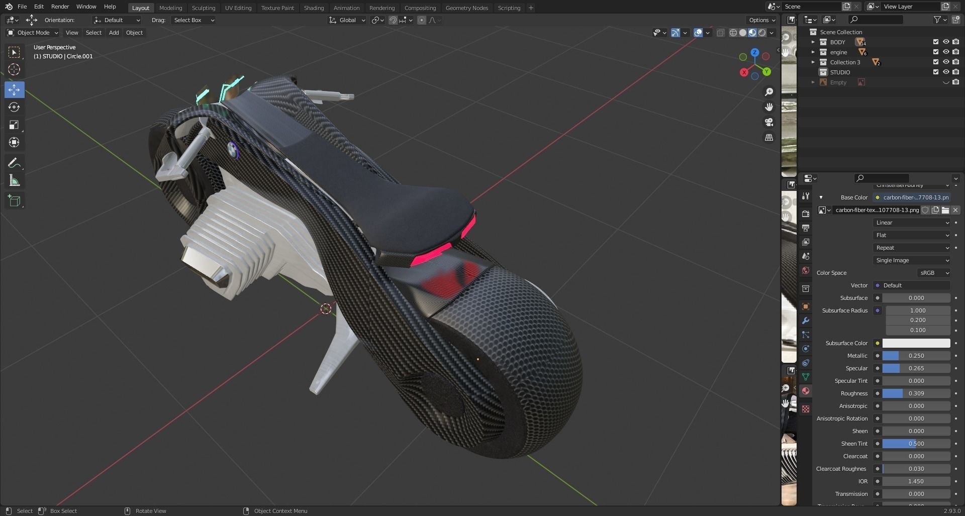 VISION MOTOCYCLES Low-poly 3D model_5