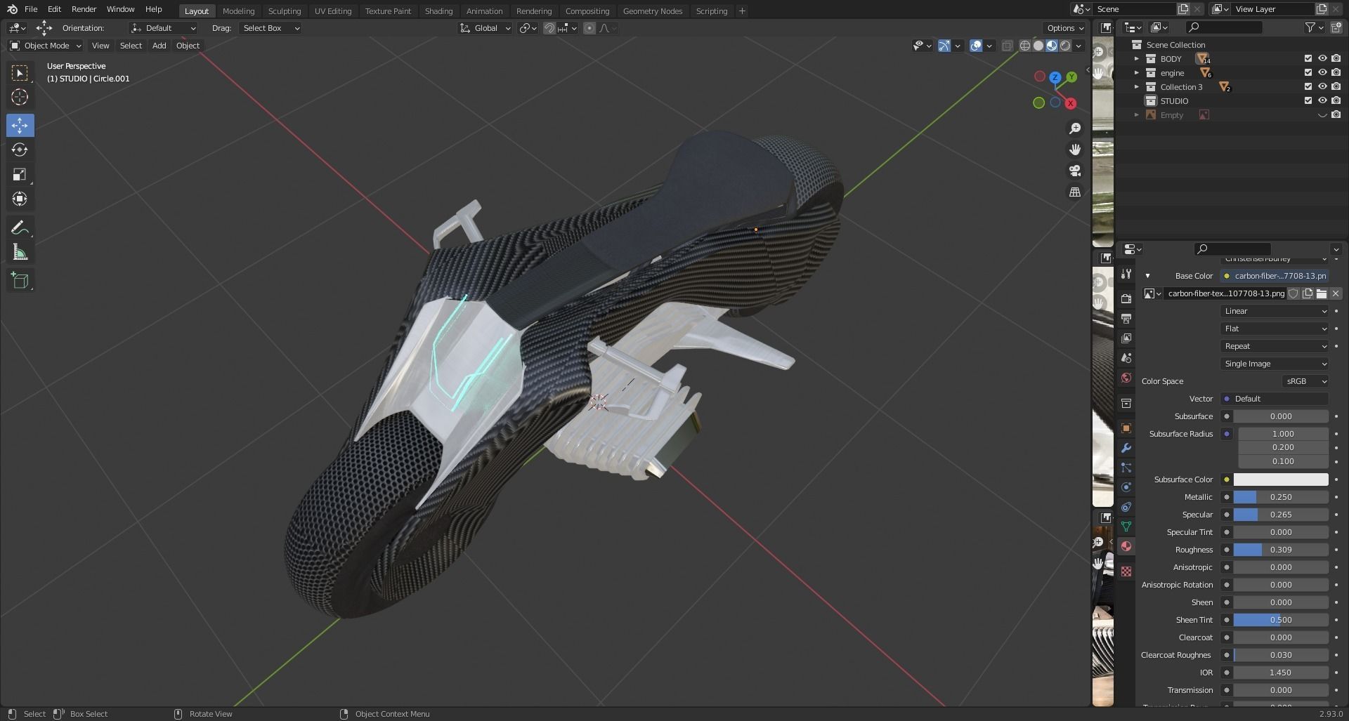 VISION MOTOCYCLES Low-poly 3D model_8