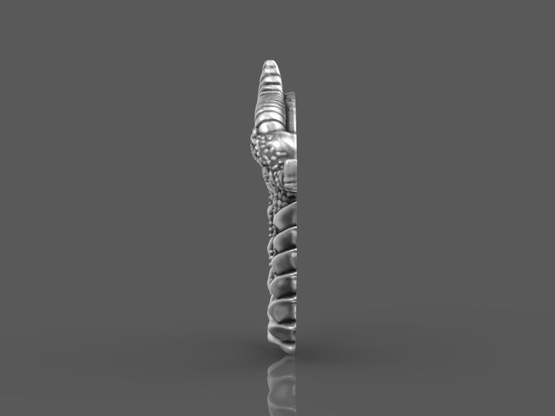 relief dragon uroboros 3d model for 3d printing 3D print model 3D print model_3