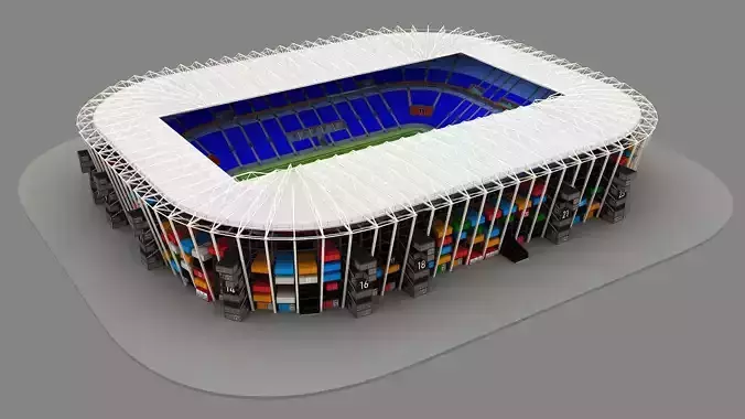 Stadium 974 Fifa World Cup 2022 Qatar 3D model