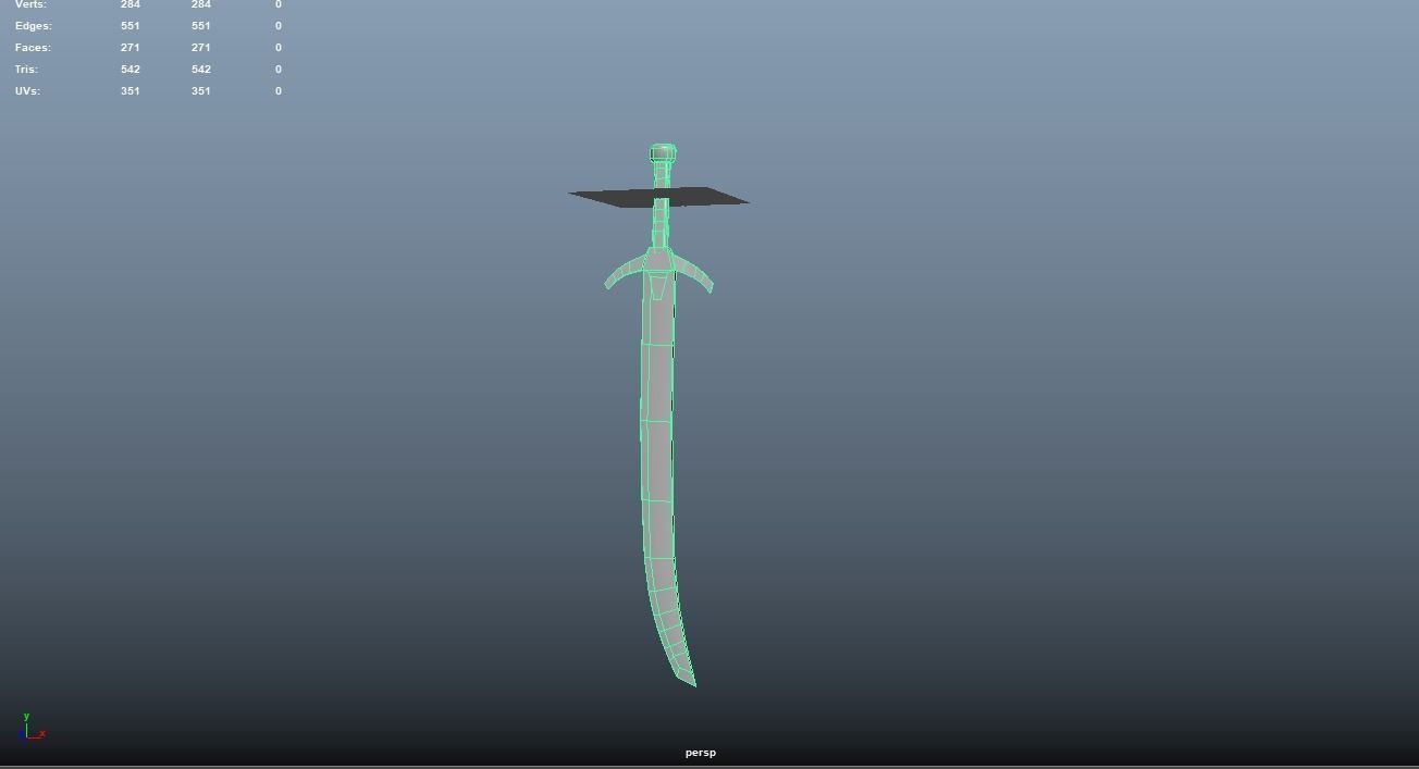 Persian Warrior Low-poly 3D model_22