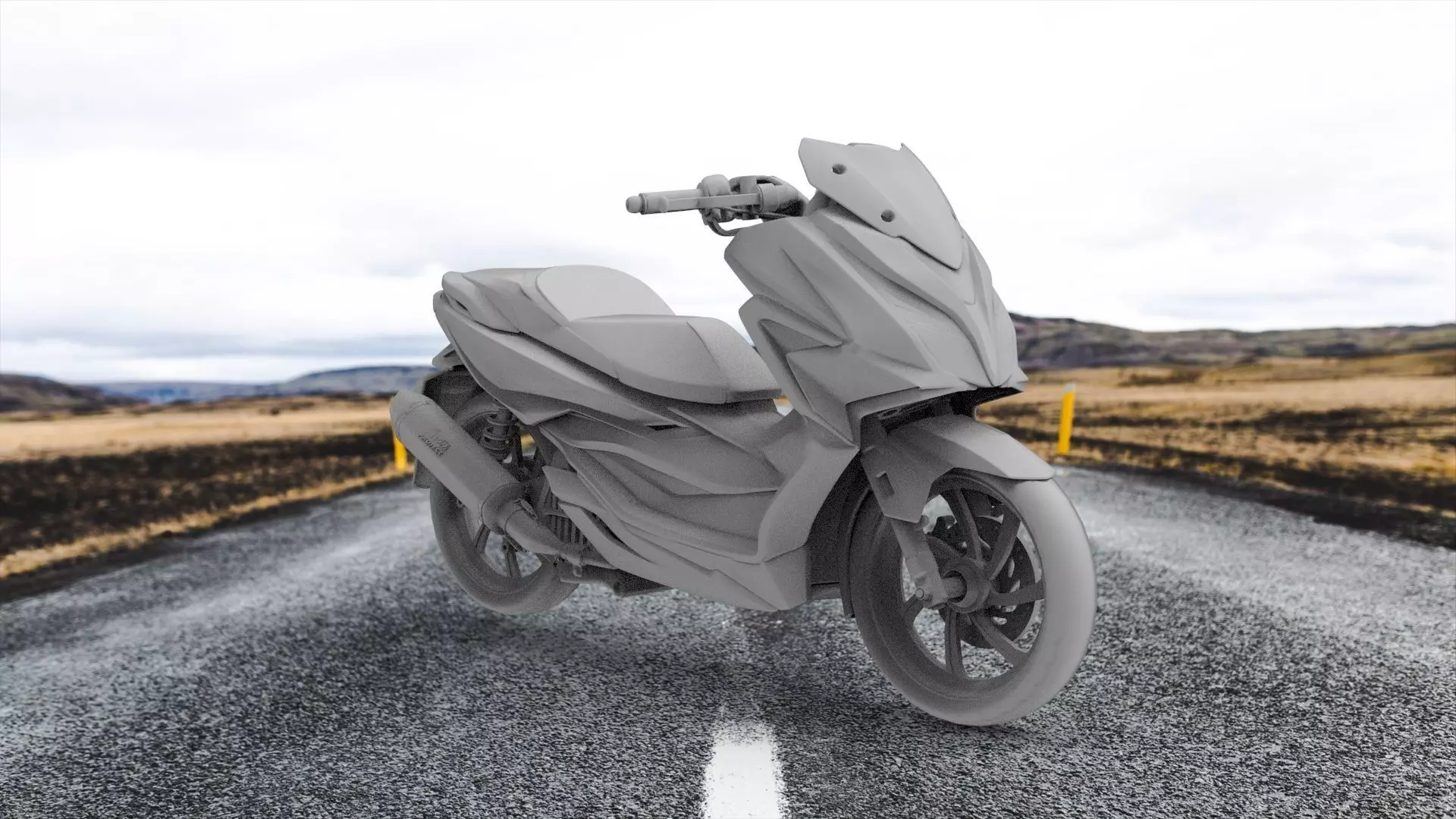 Honda New Forza 350 Thai style 3D print model