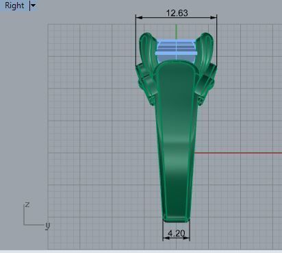 One stone diamond ring 2982 3D print model 3D print model_6