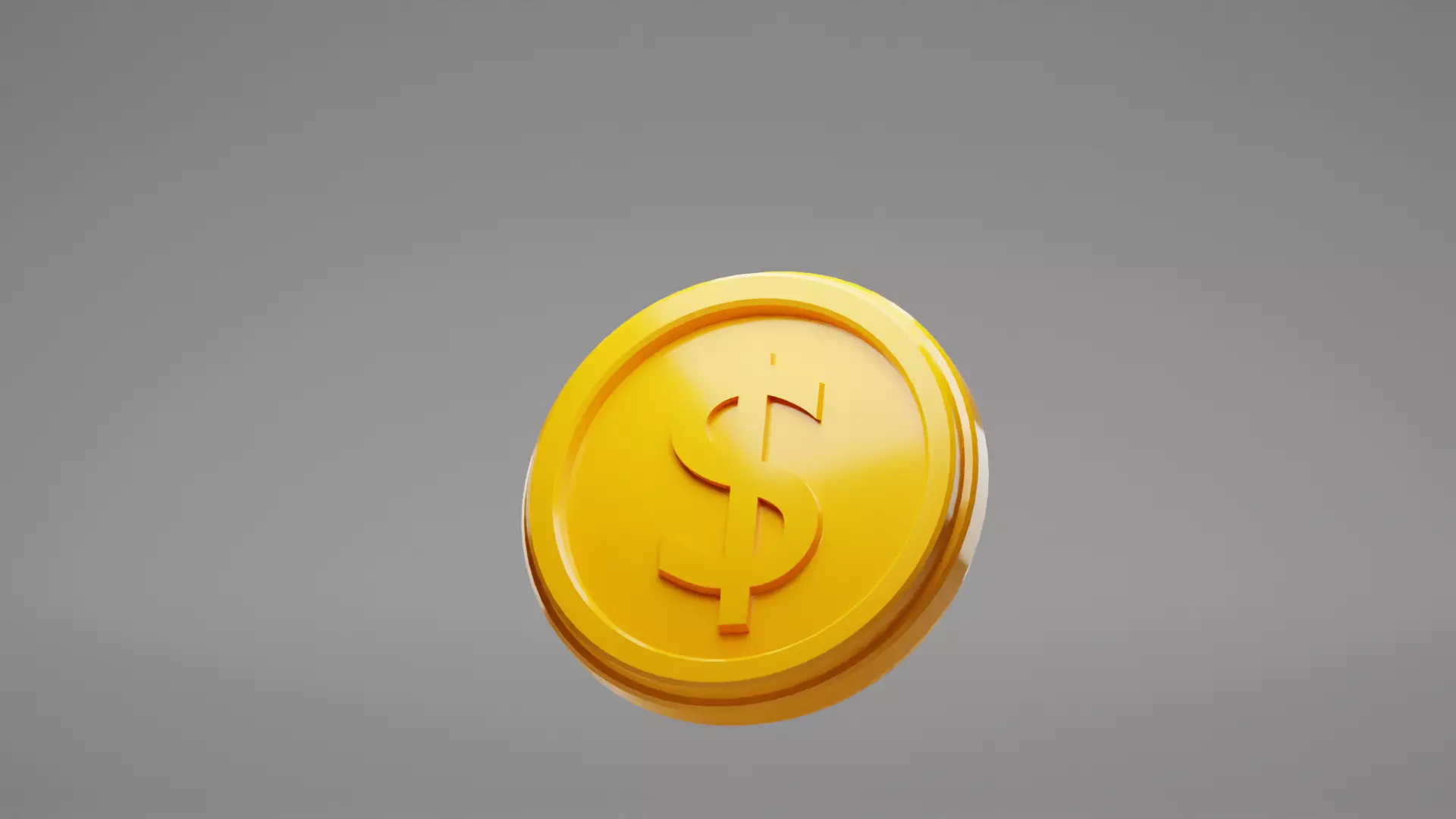 Treasure Coin Free low-poly 3D model