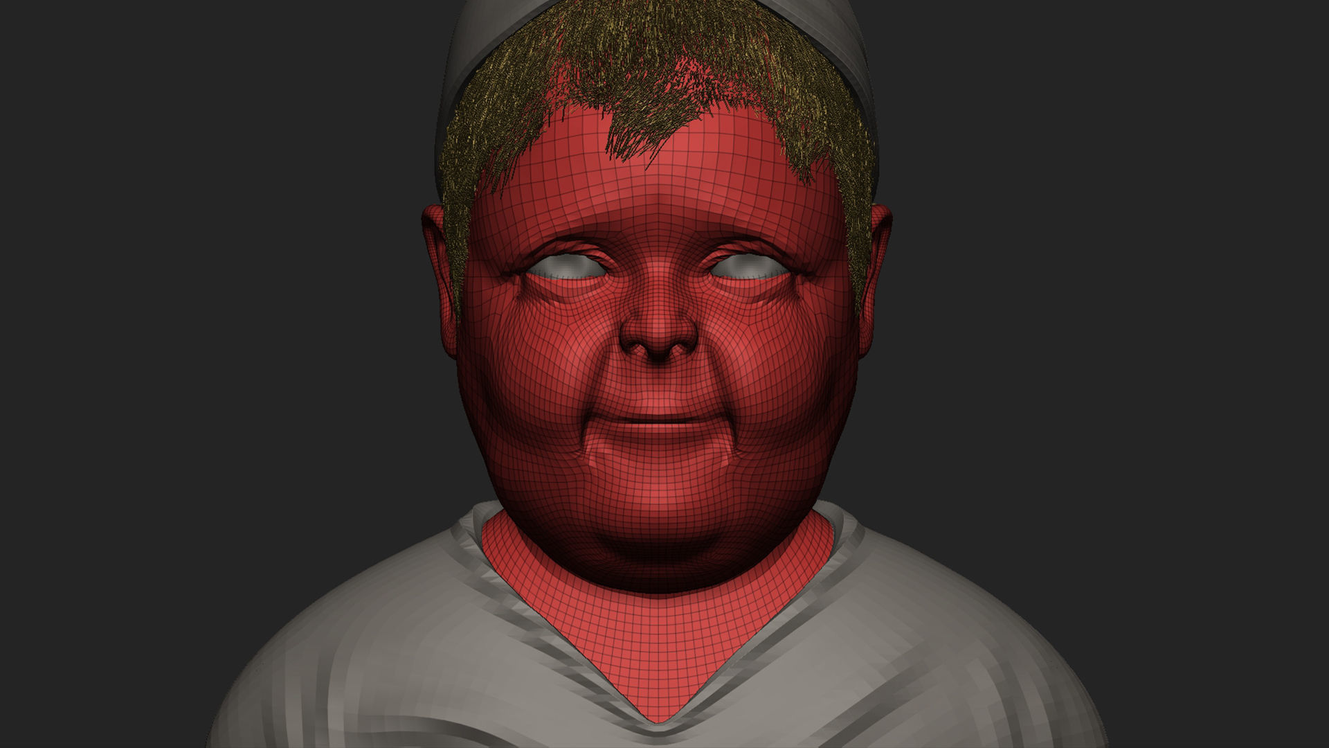 Hasbulla ufc bust 3D model_4