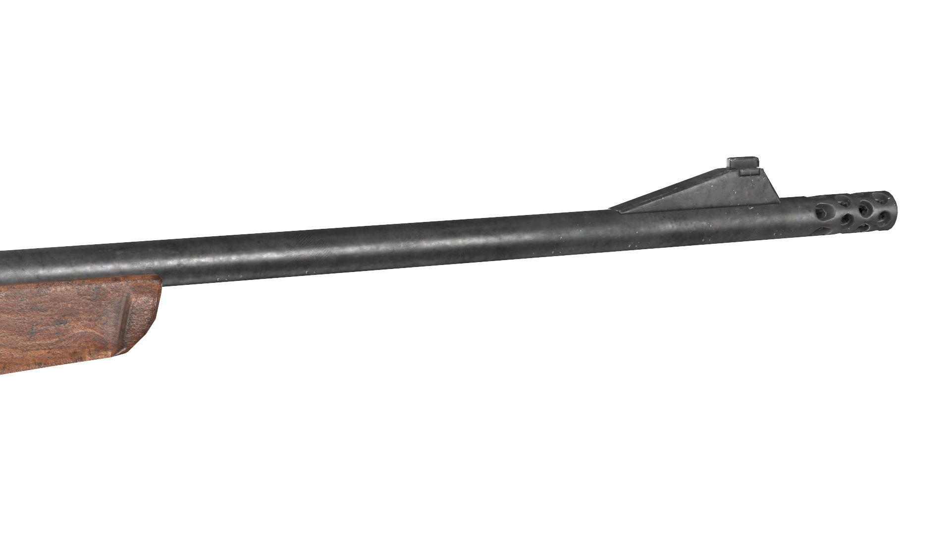 MILITARY Game Ready Elmech EM-992 Croatian Sniper Rifle Low-poly 3D model_9