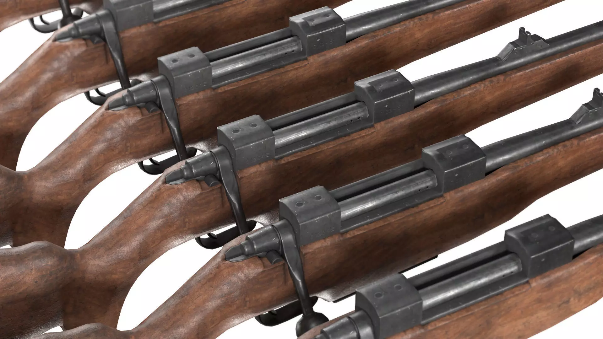 MILITARY Game Ready Elmech EM-992 Croatian Sniper Rifle Low-poly 3D model_0