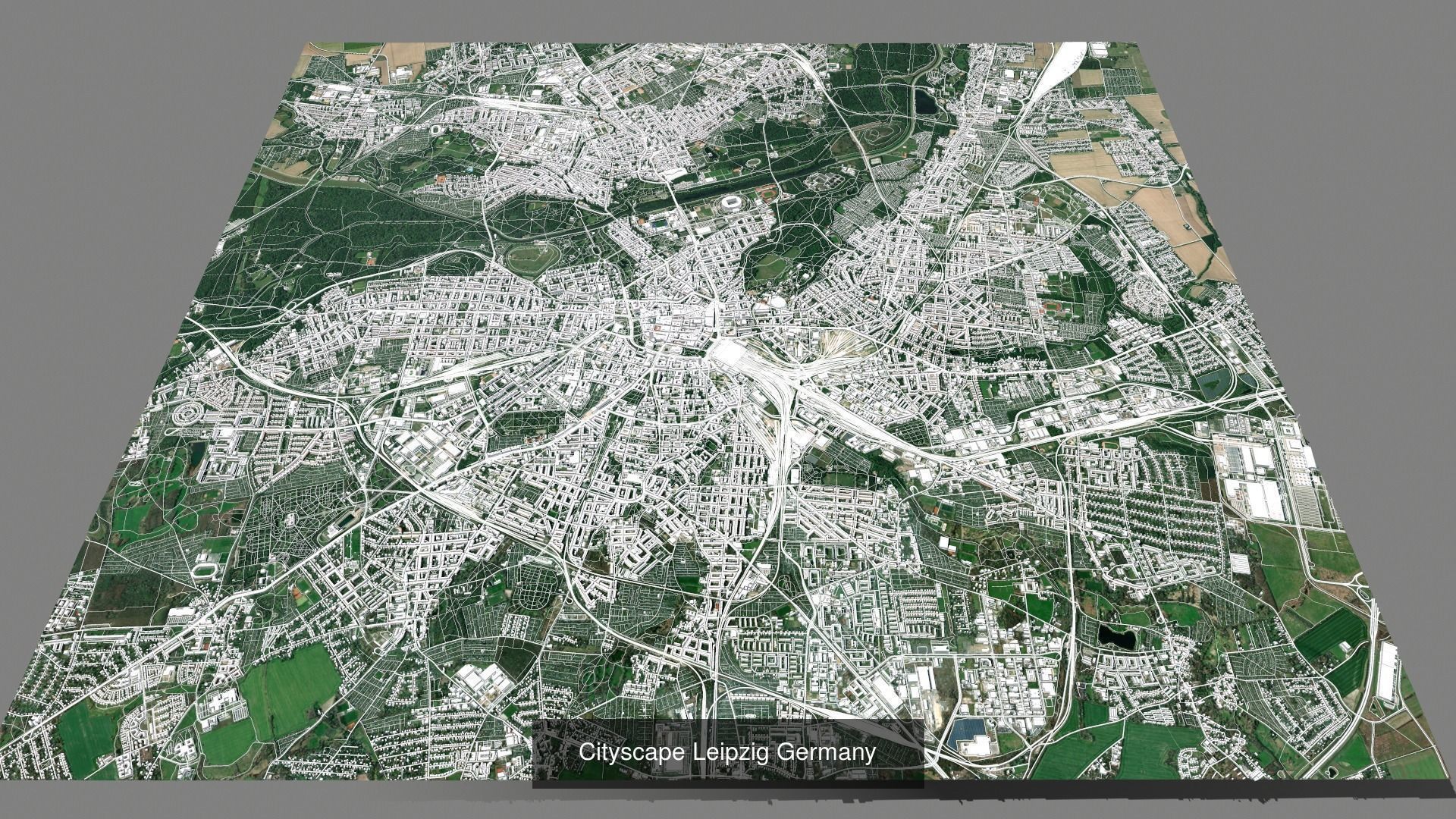 Five cityscapes of Europe Scotland Germany Italy Poland Croatia 3D Model Collection_8