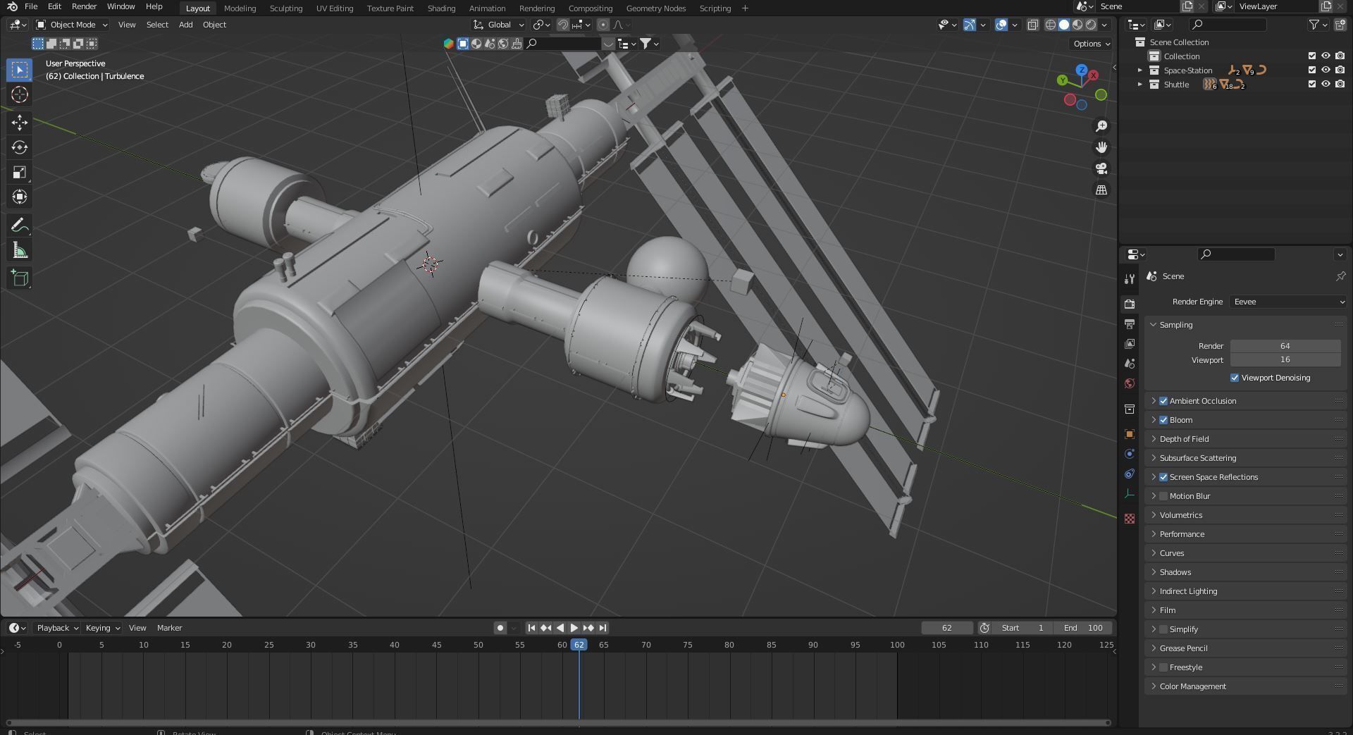 Space Pack Low-poly 3D model_15