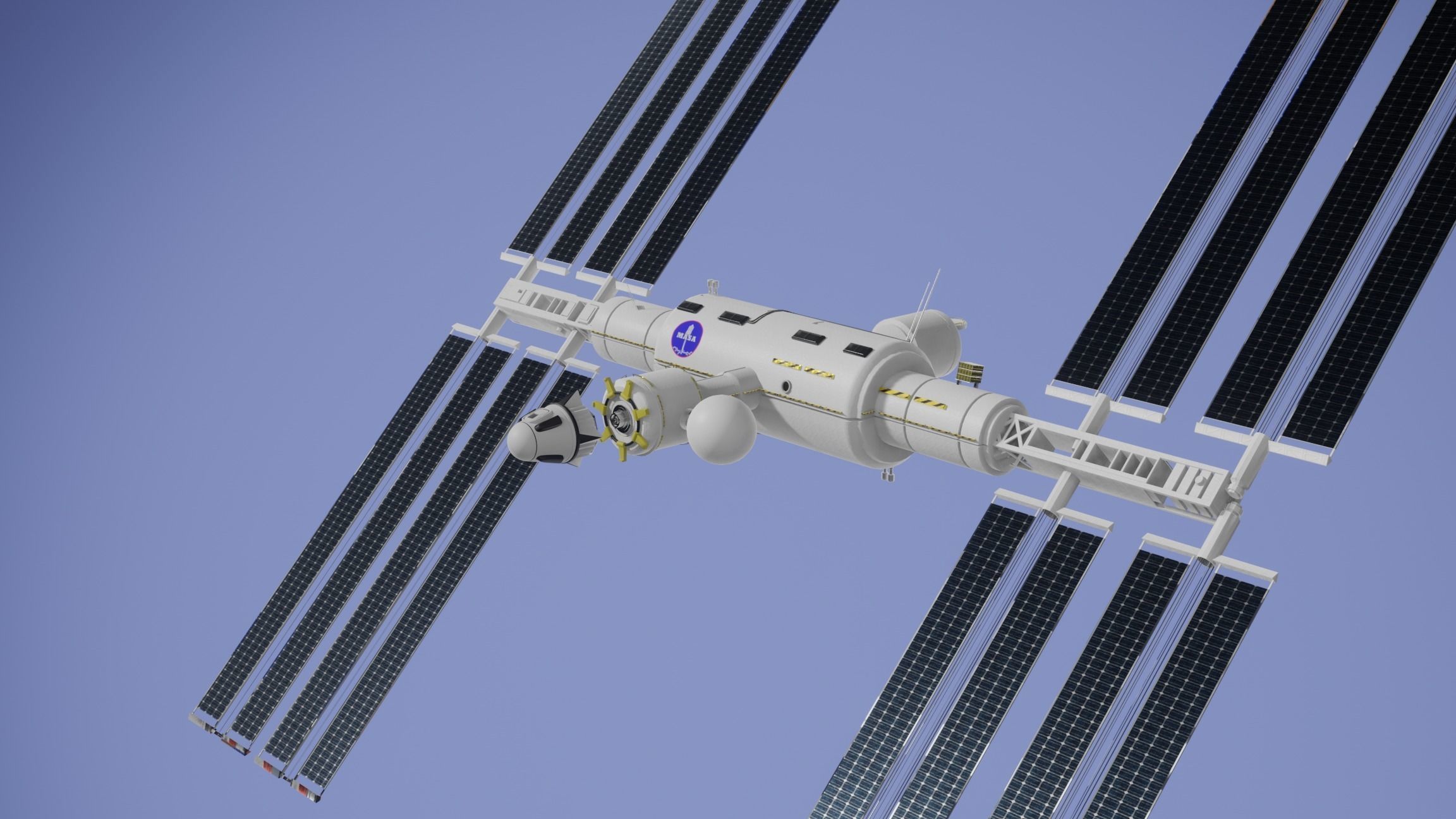 Space Pack Low-poly 3D model_14