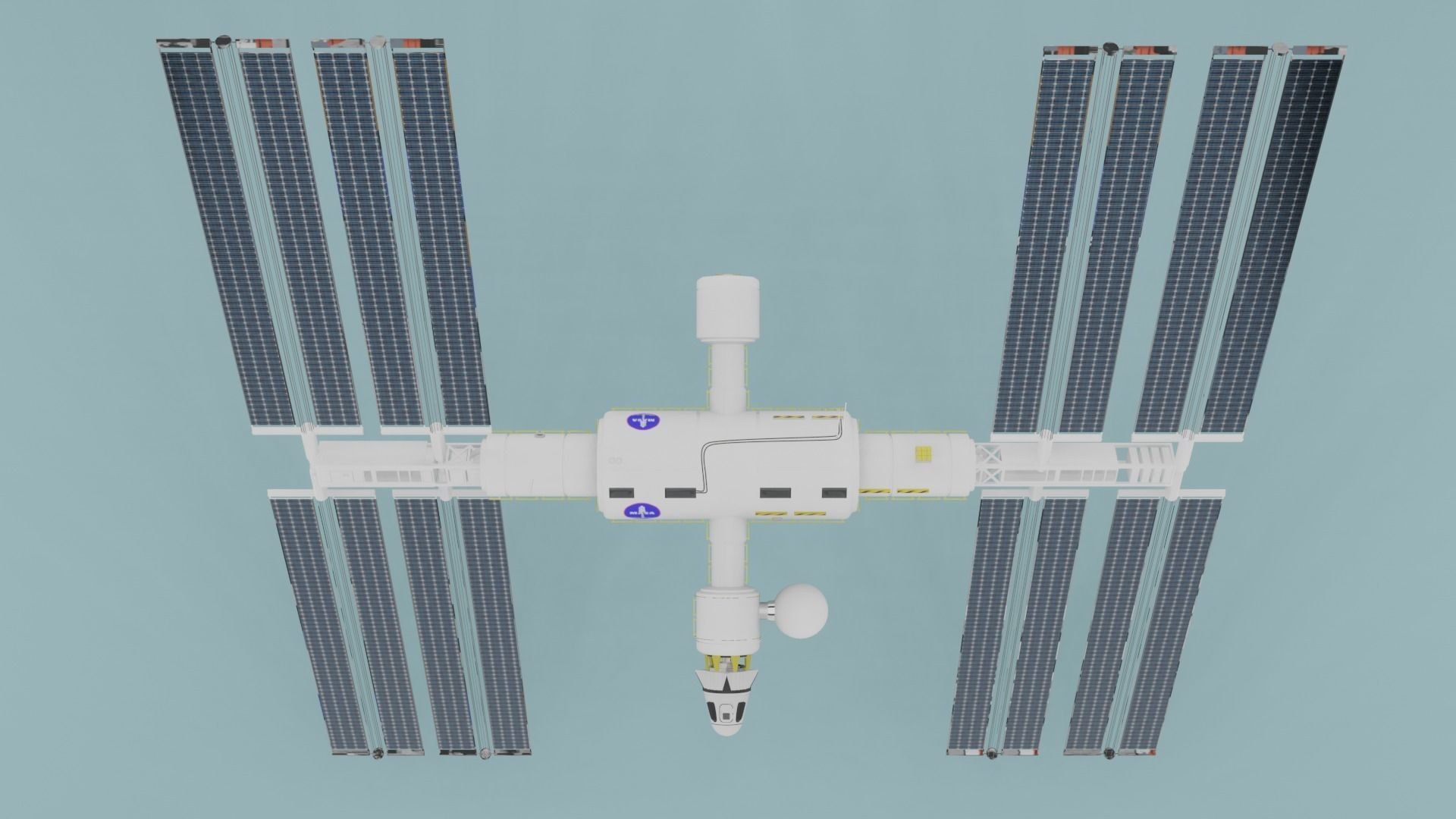 Space Pack Low-poly 3D model_13