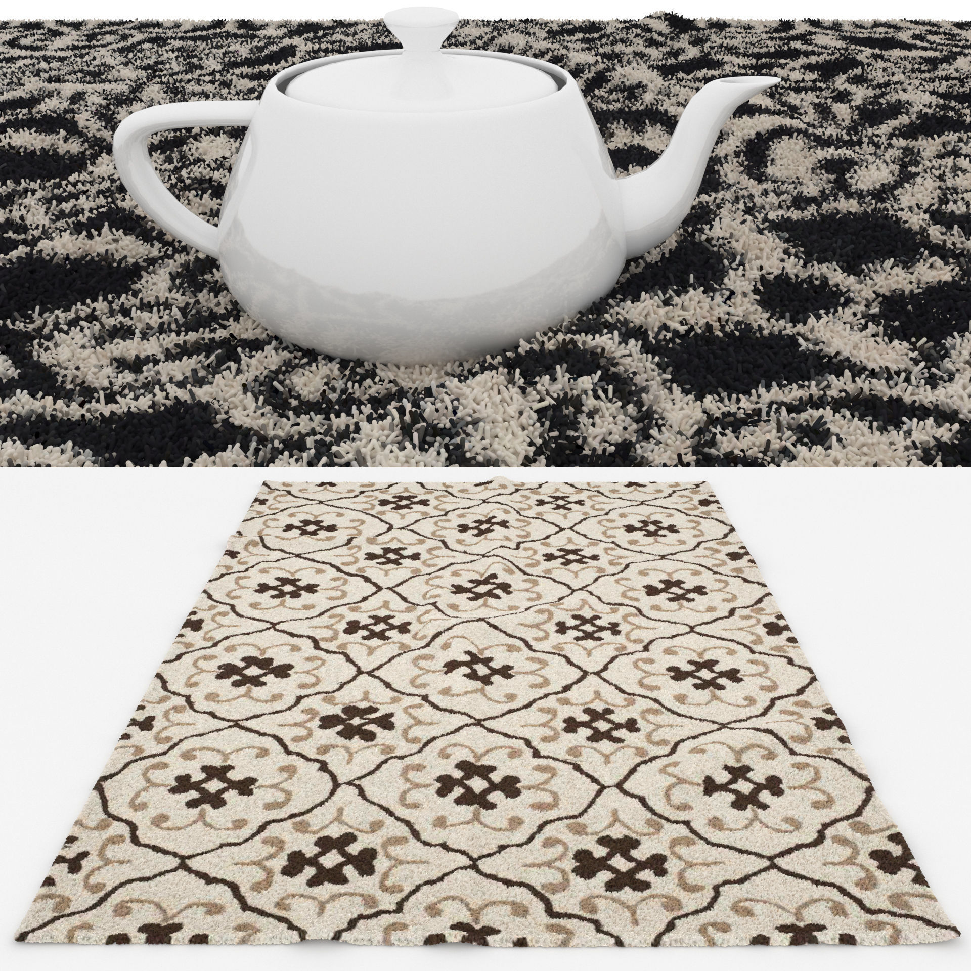 Rugs No 771 Low-poly 3D model_1