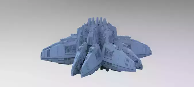 Sci-Fi Flower ring 1