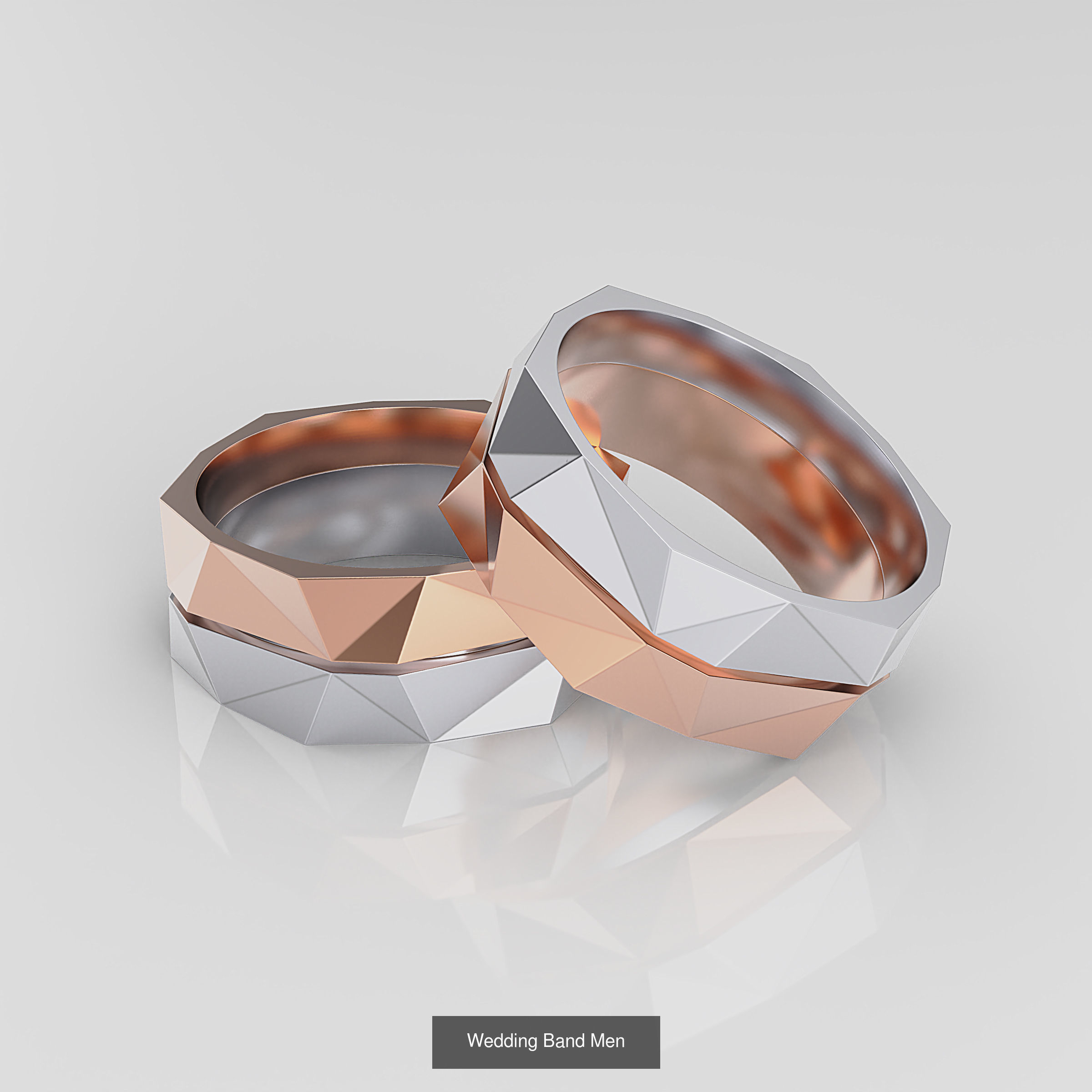 Wedding Band 3D Model Collection_21