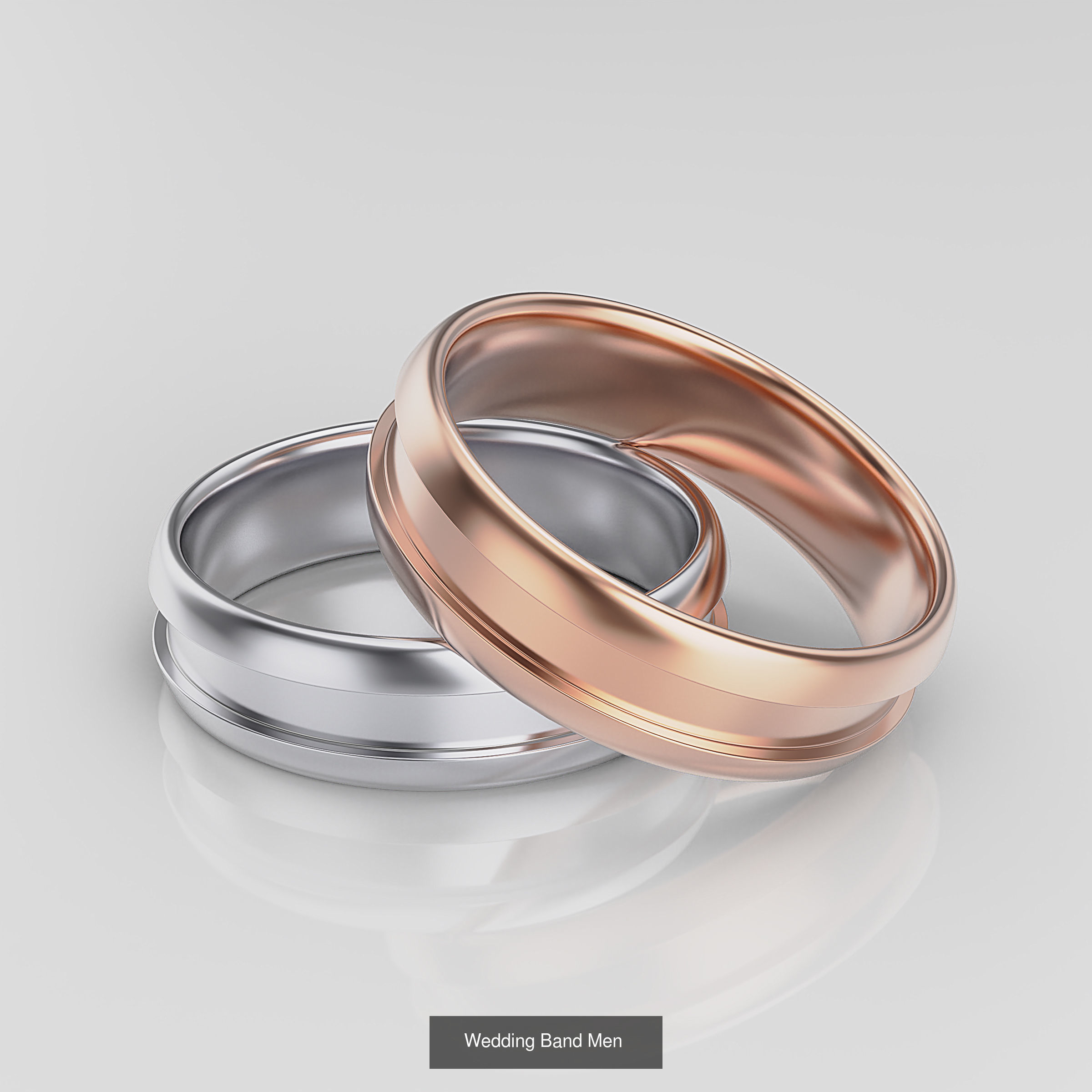 Wedding Band 3D Model Collection_32