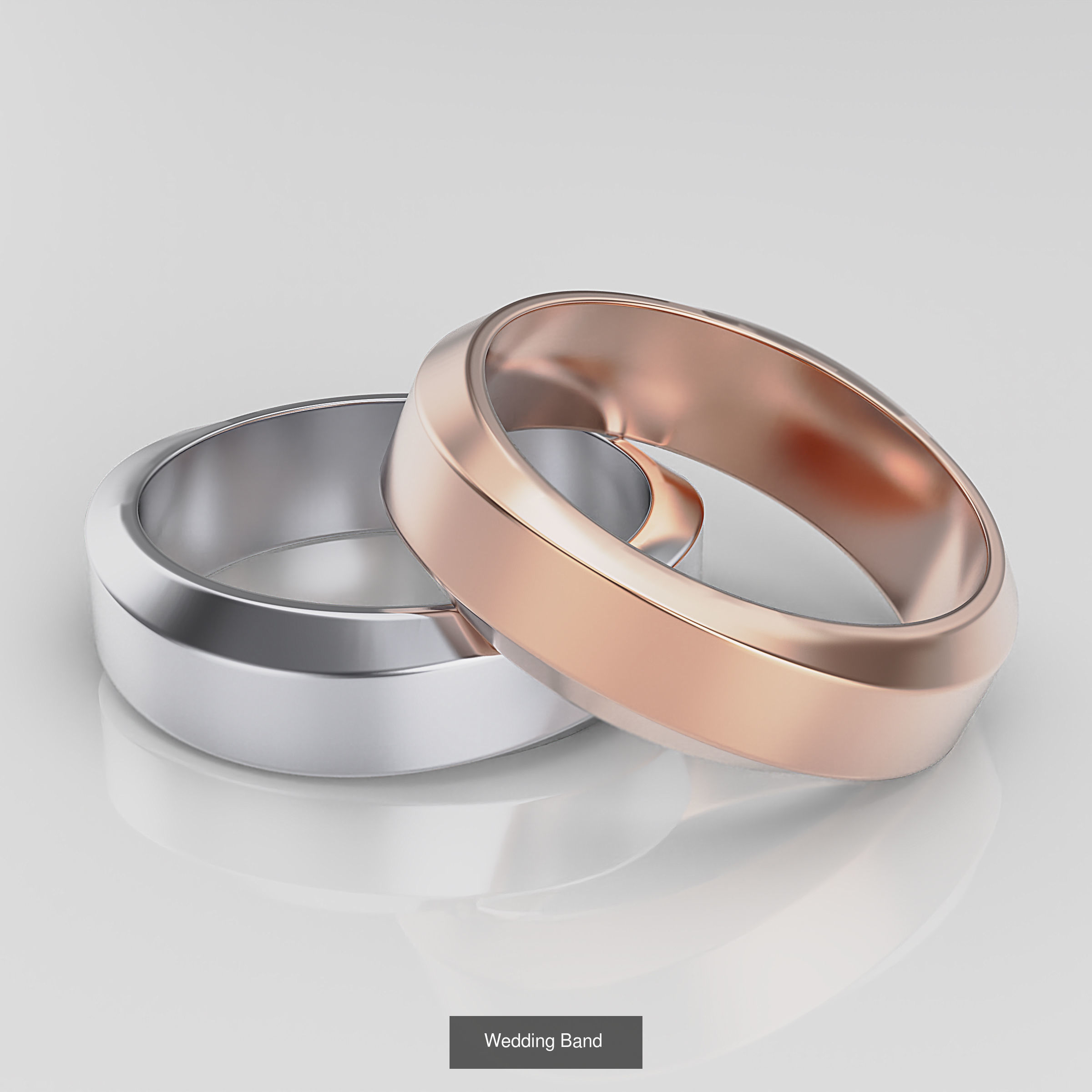 Wedding Band 3D Model Collection_41