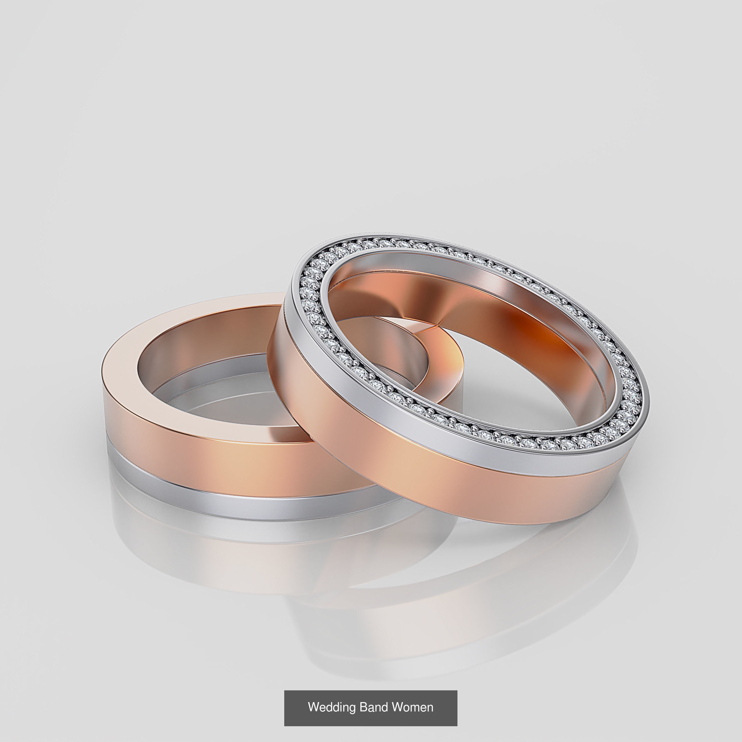 Wedding Band 3D Model Collection_6