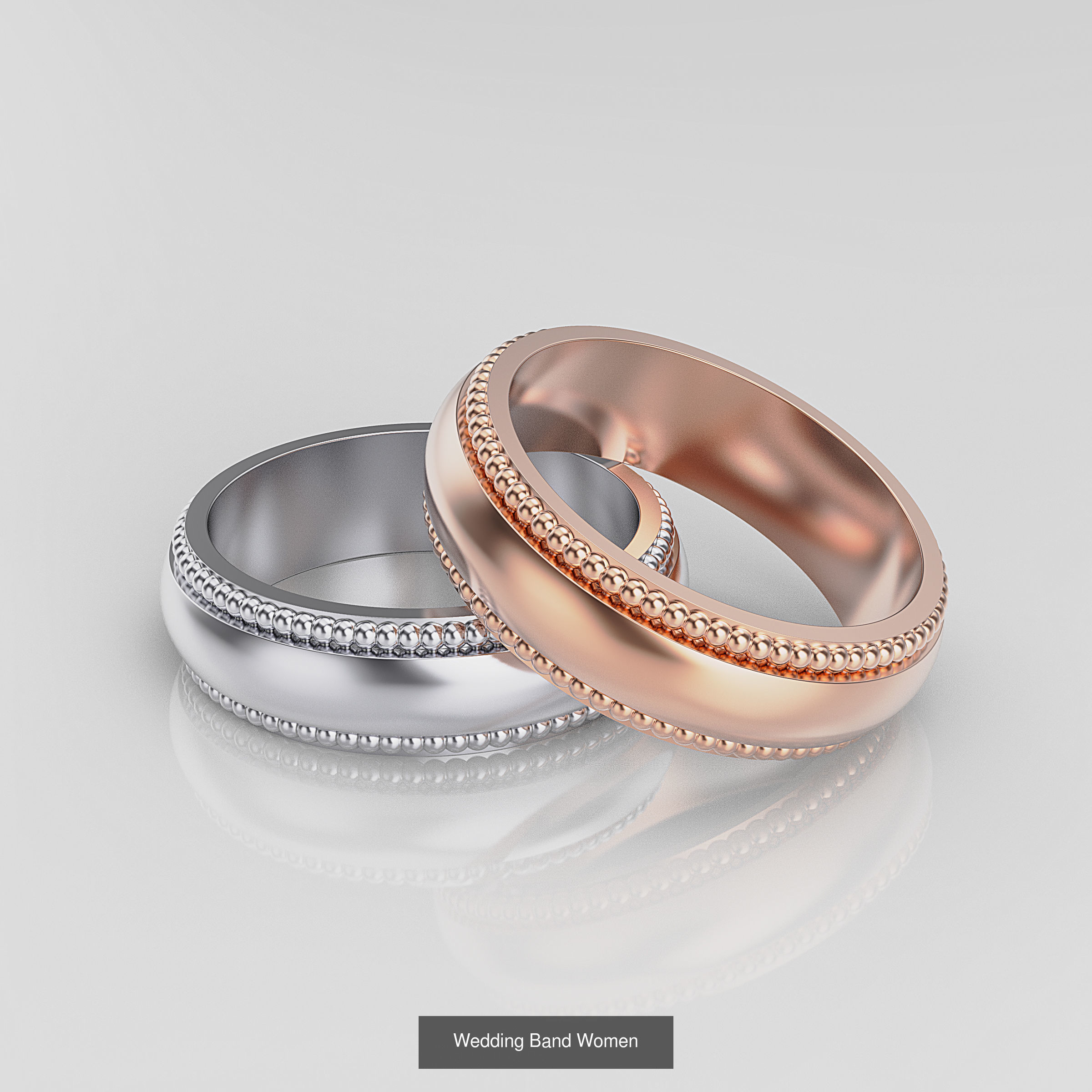 Wedding Band 3D Model Collection_14