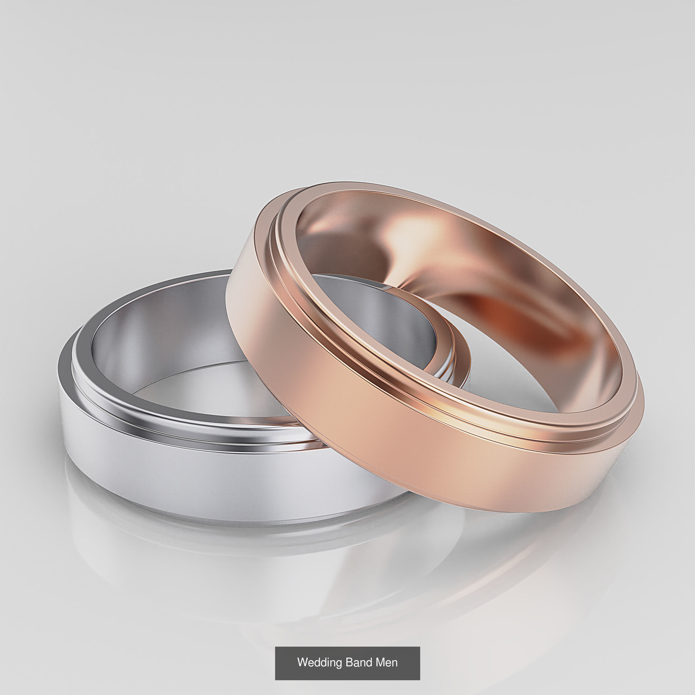 Wedding Band 3D Model Collection_31