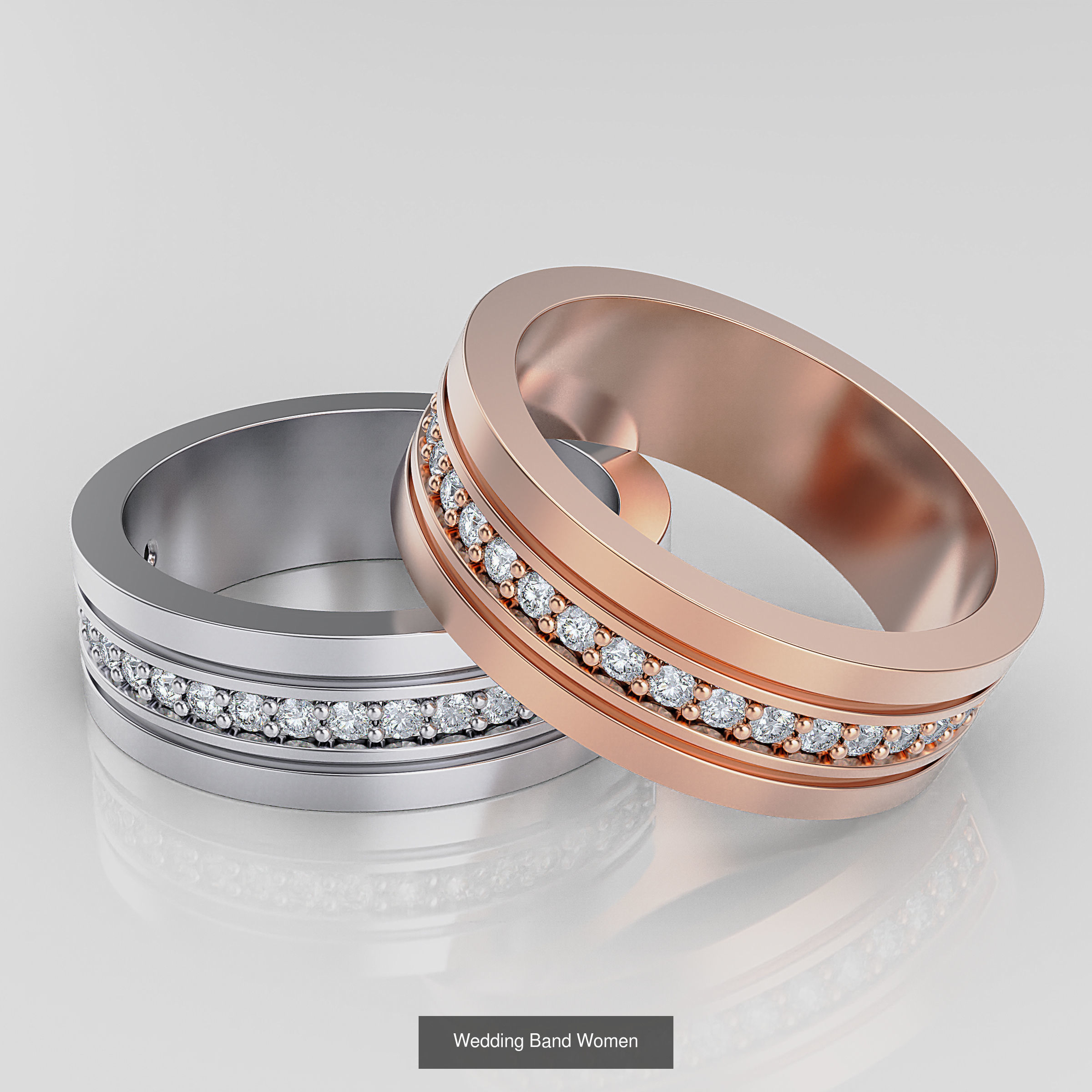 Wedding Band 3D Model Collection_29