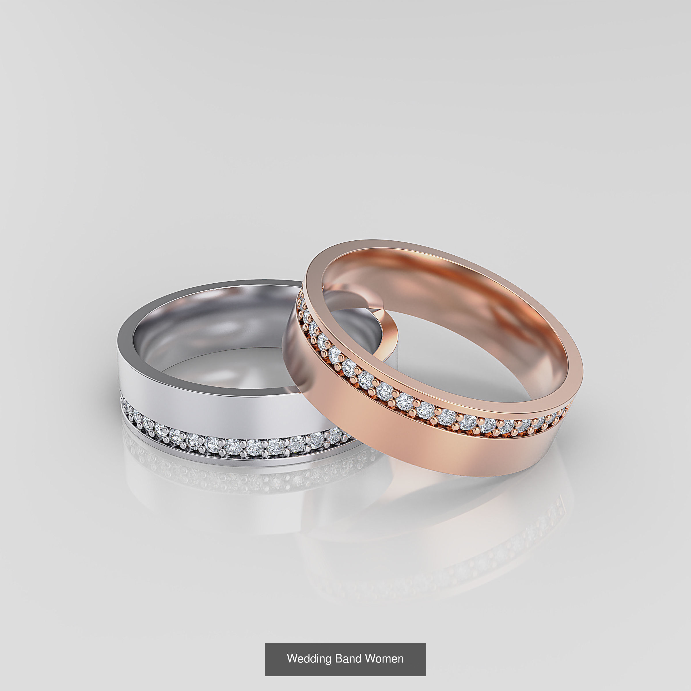 Wedding Band 3D Model Collection_38