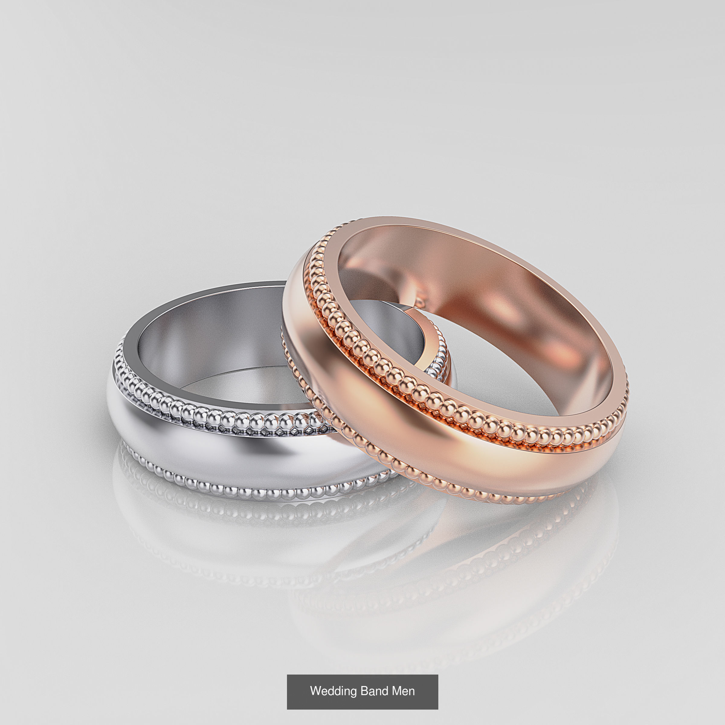 Wedding Band 3D Model Collection_13