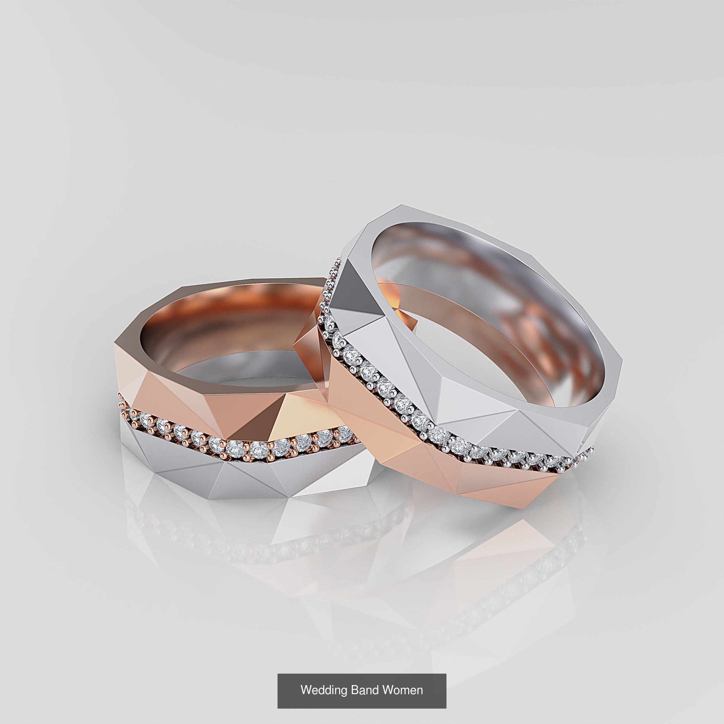 Wedding Band 3D Model Collection_22