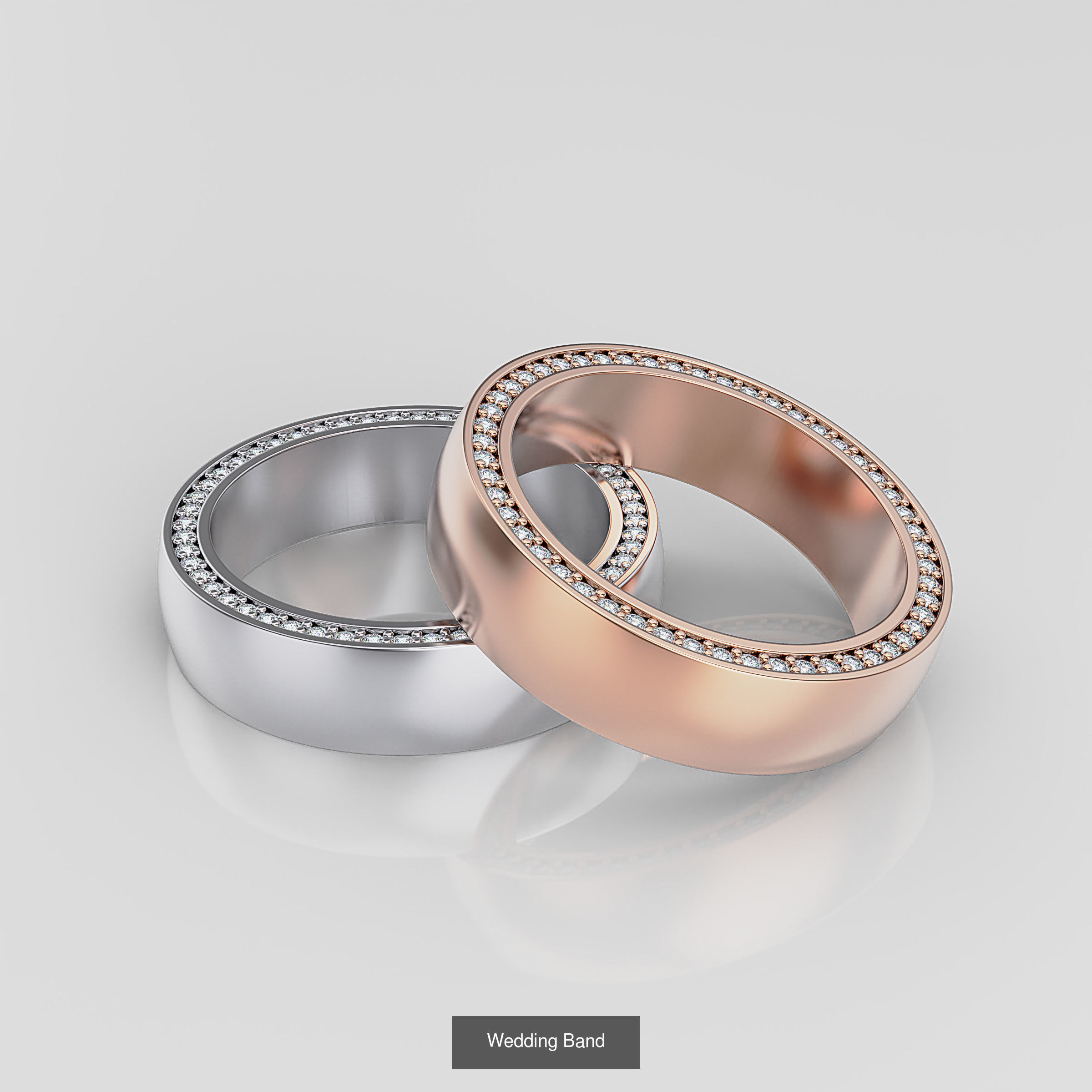 Wedding Band 3D Model Collection_39